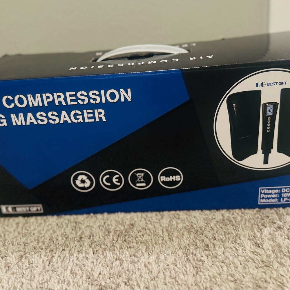 Air Compression Leg Massager with Heat